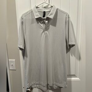 Lululemon Men’s Evolution Polo, light gray, size large